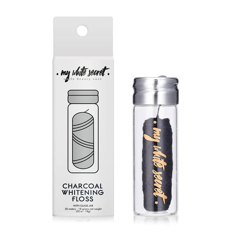Charcoal Whitening Floss-My White Secret