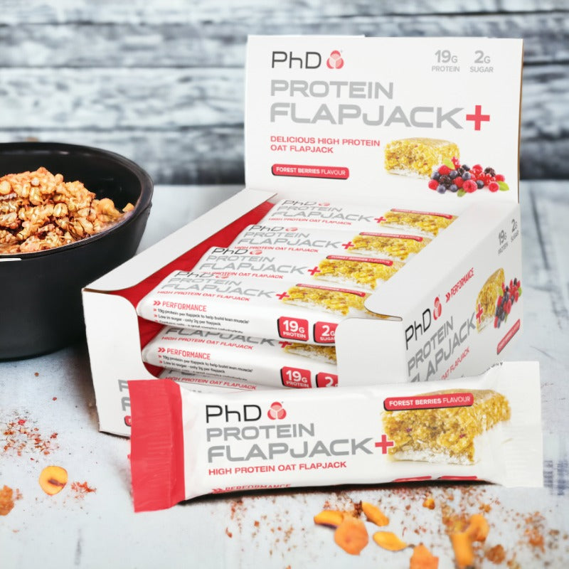 Protein Flapjack + -PhD Nutrition